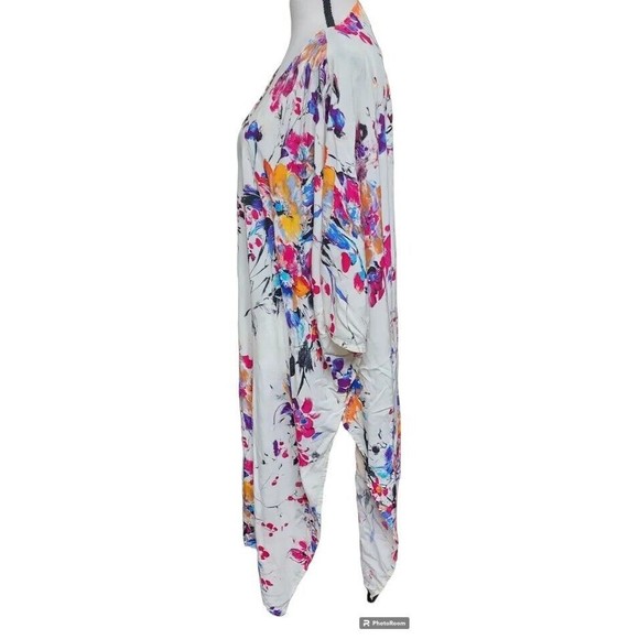 Umgee Open Front Watercolor Duster Kimono Size M/L - Picture 5 of 7